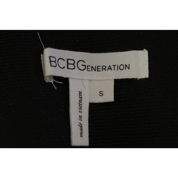 BGBGeneration - Sparkly High Waist Mini Skirt in Shimmer Black / Size S - Picture 4 of 5